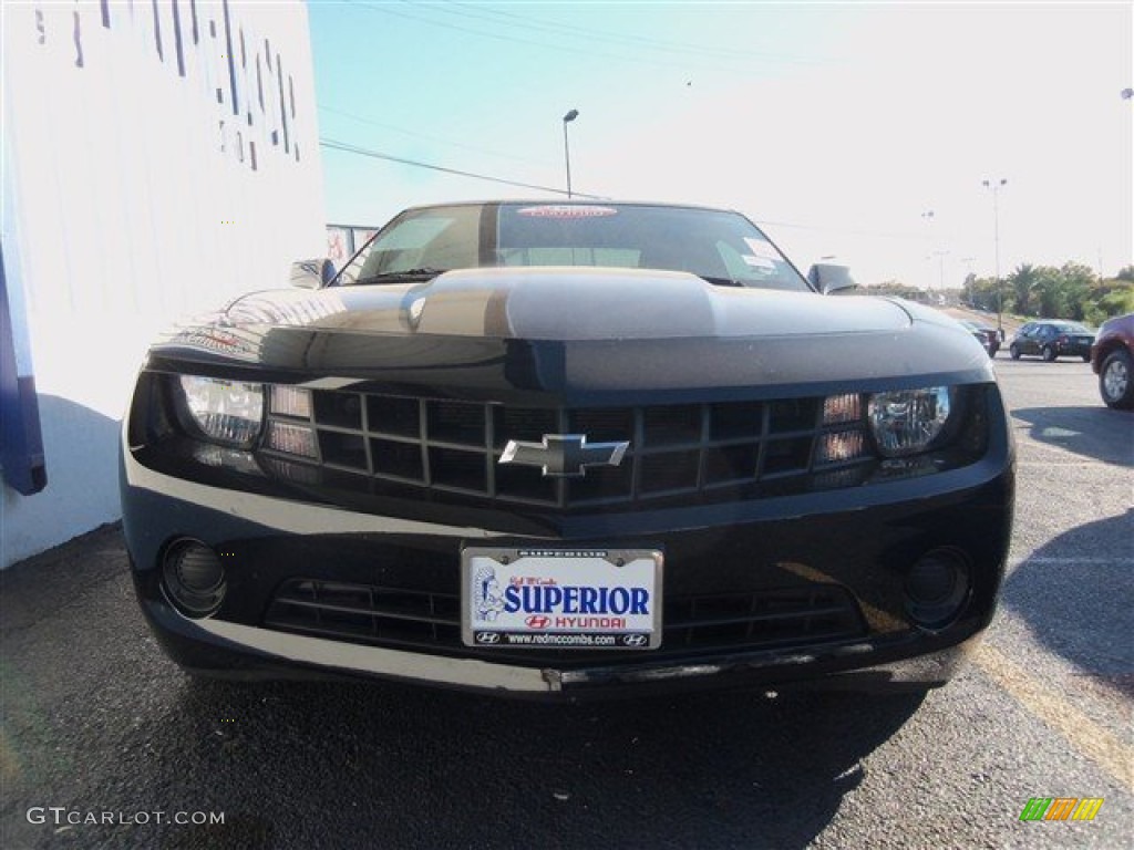 2011 Camaro LS Coupe - Black / Black photo #4