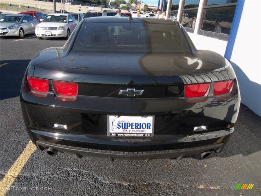 2011 Camaro LS Coupe - Black / Black photo #8