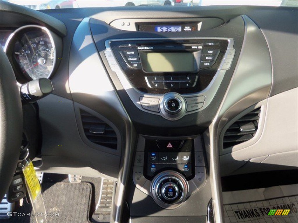 2013 Elantra Coupe SE - Blue Sky Metallic / Gray photo #12