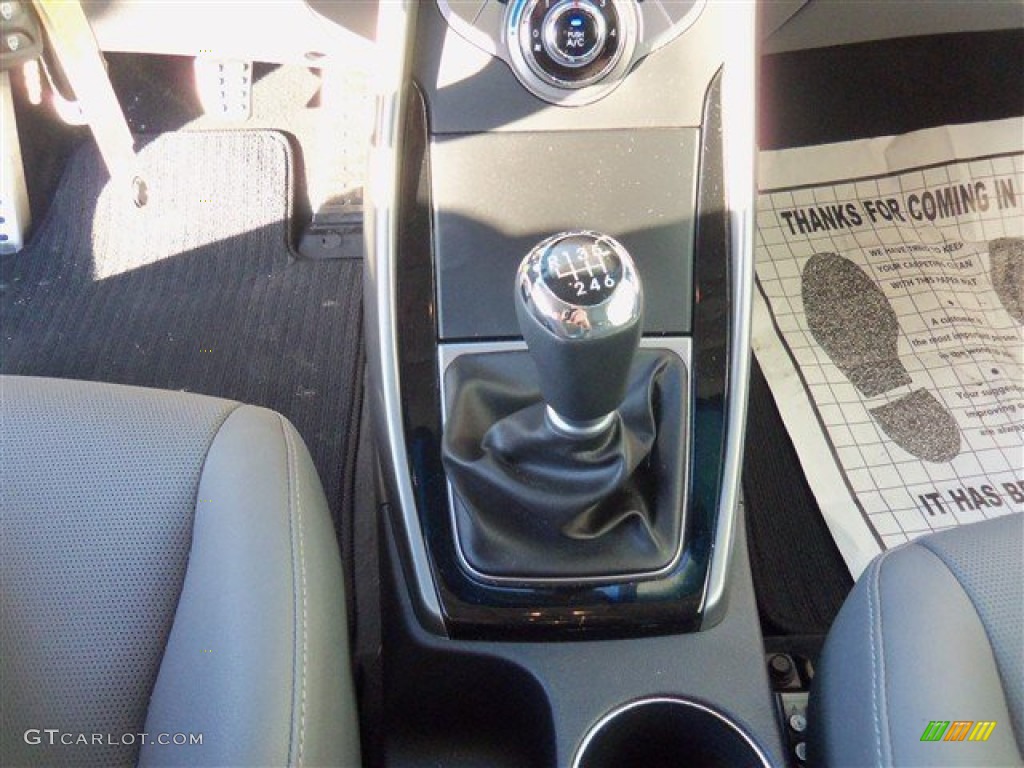 2013 Elantra Coupe SE - Blue Sky Metallic / Gray photo #13