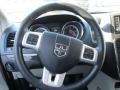 Black/Light Graystone 2012 Dodge Grand Caravan Crew Steering Wheel