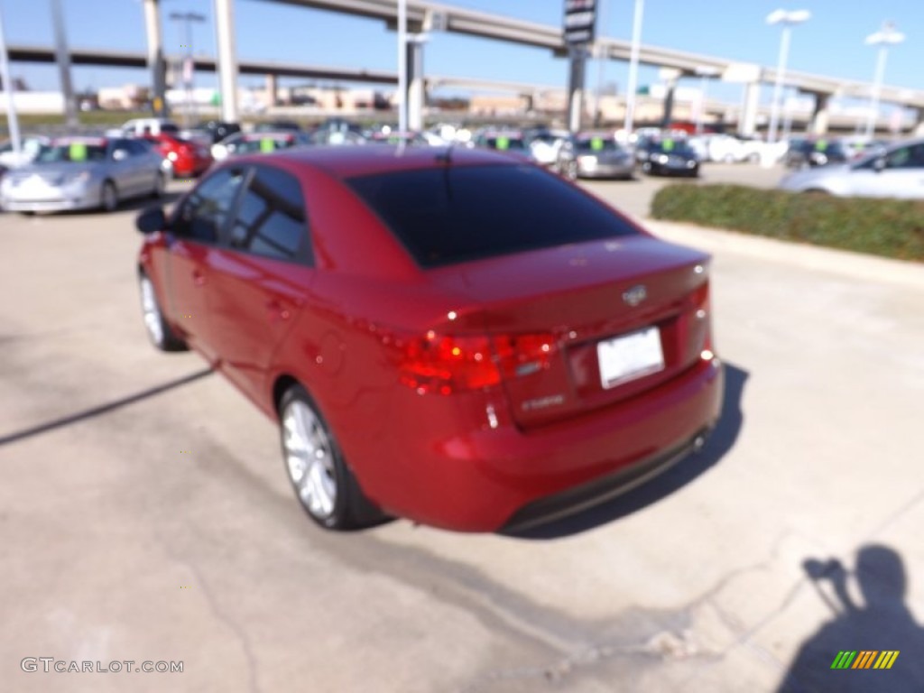 2010 Forte SX - Spicy Red / Black Sport photo #3