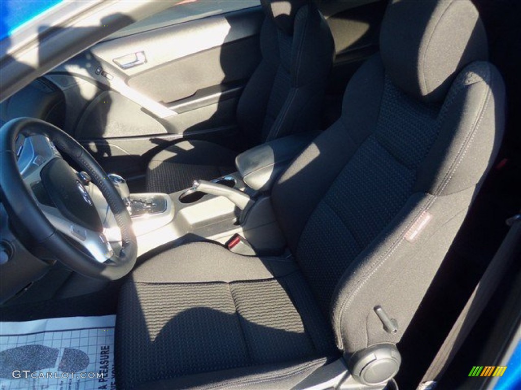 2010 Genesis Coupe 2.0T - Mirabeau Blue / Black photo #10