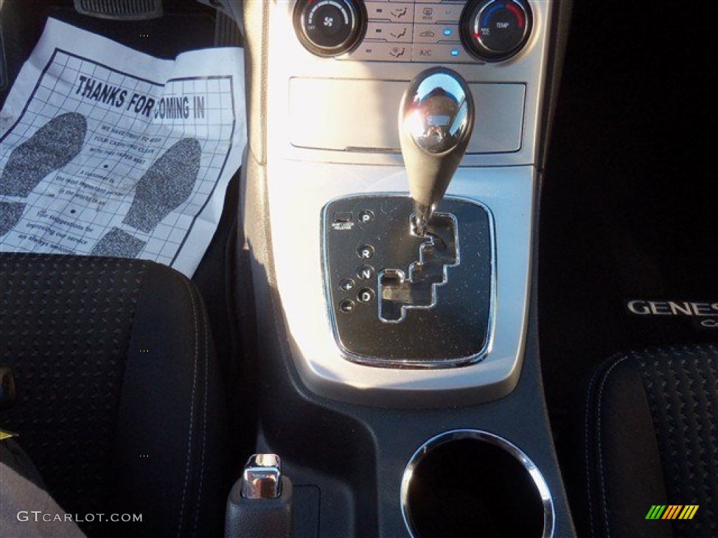 2010 Genesis Coupe 2.0T - Mirabeau Blue / Black photo #14