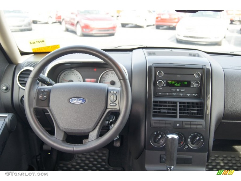 2010 Ford Explorer XLT Sport Black Dashboard Photo #73569706
