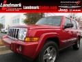 Inferno Red Crystal Pearl 2010 Jeep Commander Sport
