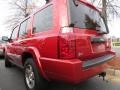 2010 Inferno Red Crystal Pearl Jeep Commander Sport  photo #2
