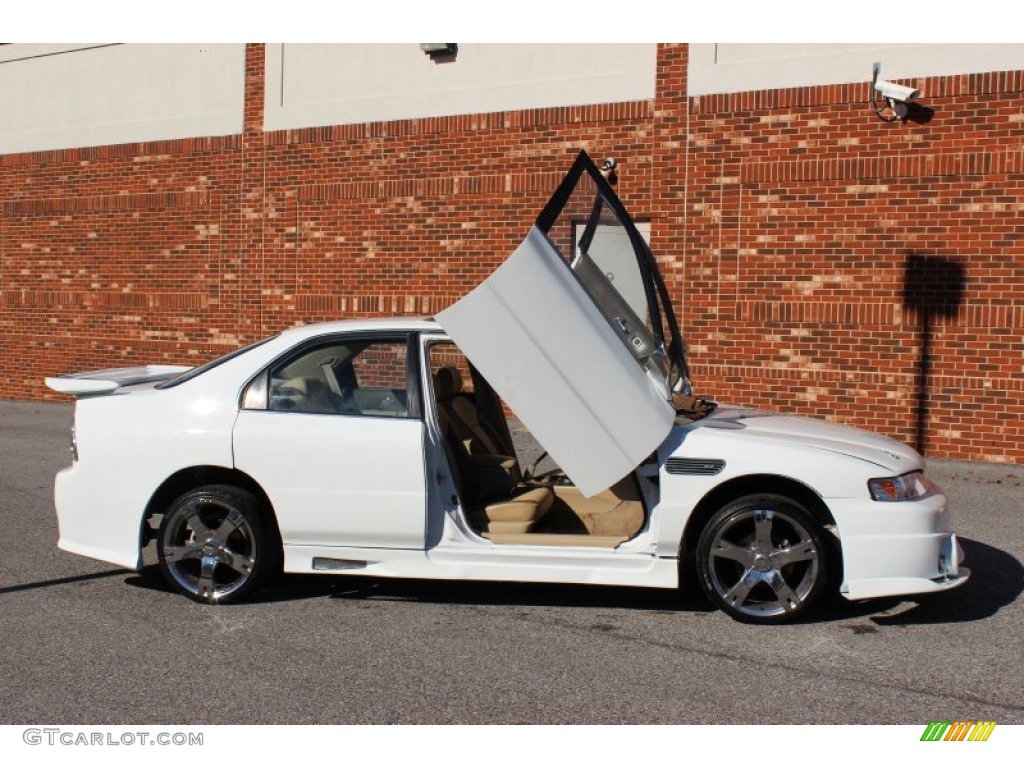 1995 Accord EX Sedan - Frost White / Beige photo #6