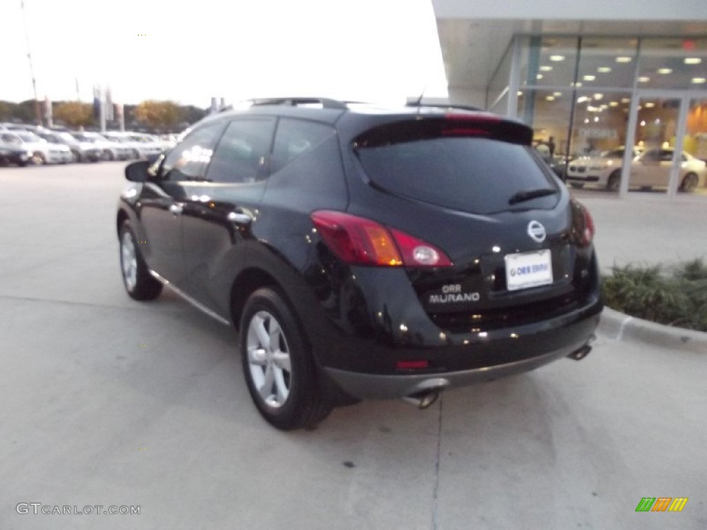 2009 Murano SL - Super Black / Beige photo #4