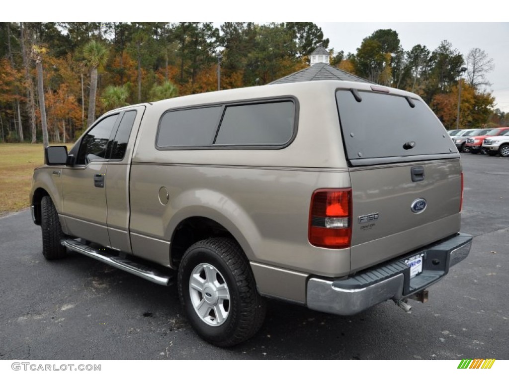 2004 F150 XLT Regular Cab - Arizona Beige Metallic / Tan photo #7