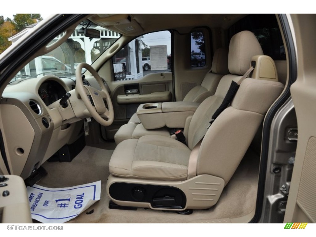 2004 F150 XLT Regular Cab - Arizona Beige Metallic / Tan photo #12