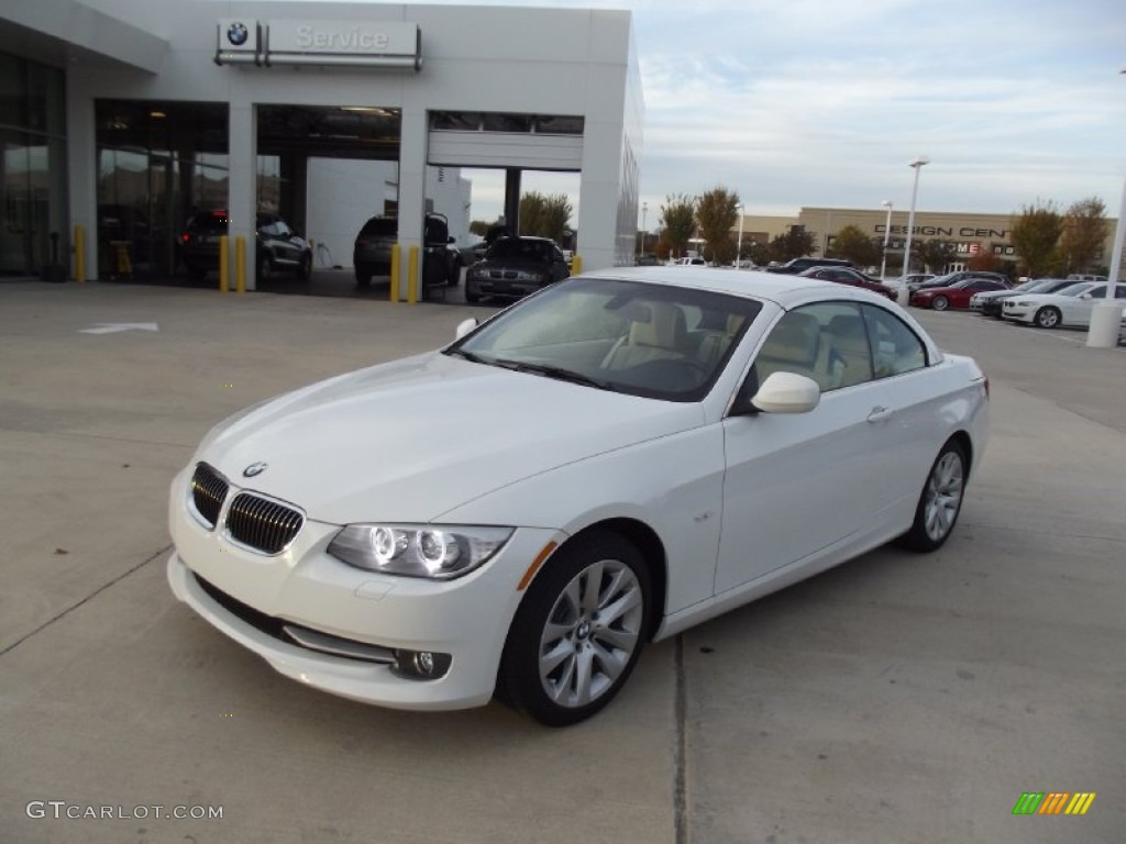 2013 3 Series 328i Convertible - Alpine White / Oyster photo #1