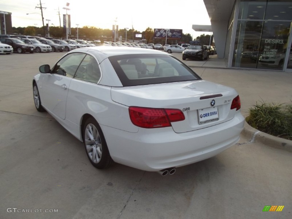 2013 3 Series 328i Convertible - Alpine White / Oyster photo #4
