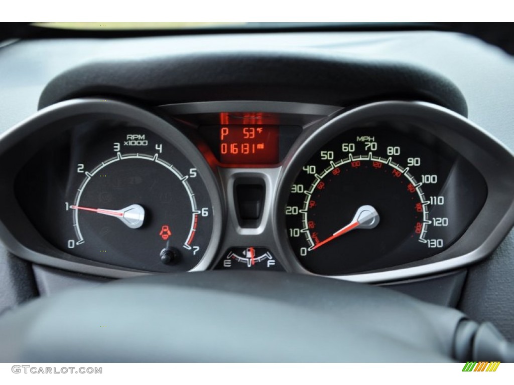 2011 Ford Fiesta SEL Sedan Gauges Photo #73575245