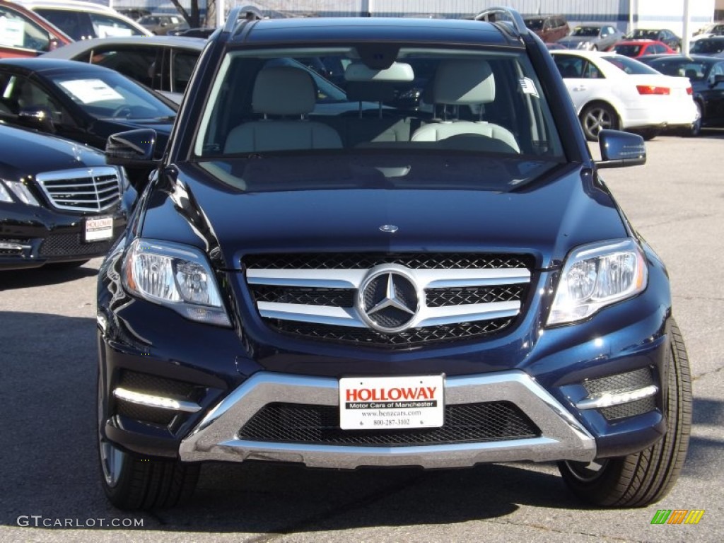 2013 GLK 350 4Matic - Lunar Blue Metallic / Grey/Black photo #2