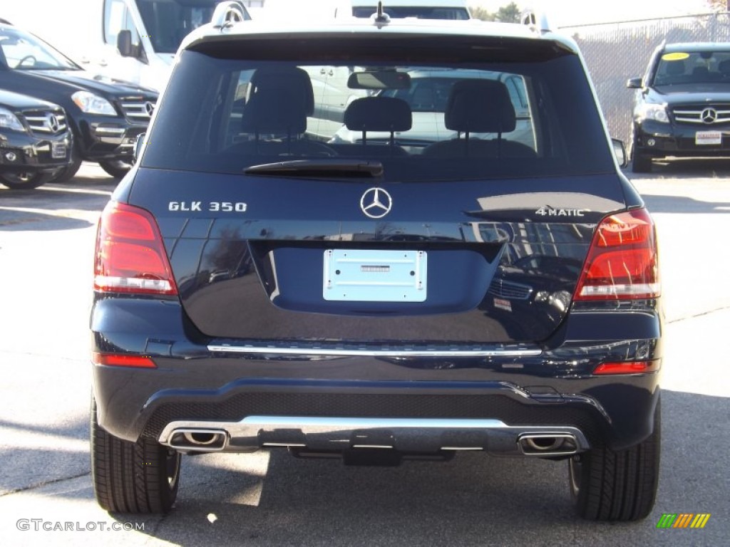 2013 GLK 350 4Matic - Lunar Blue Metallic / Grey/Black photo #4
