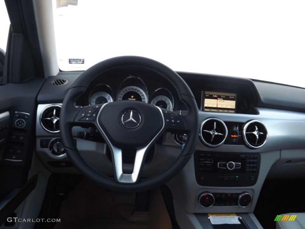 2013 GLK 350 4Matic - Lunar Blue Metallic / Grey/Black photo #7