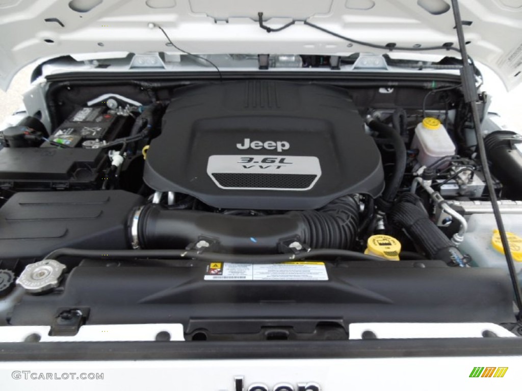 2012 Jeep Wrangler Sport S 4x4 3.6 Liter DOHC 24-Valve VVT Pentastar V6 Engine Photo #73576142
