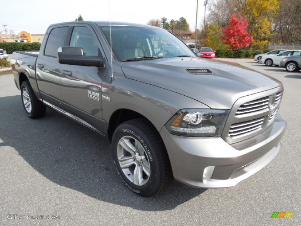 Mineral Gray Metallic 2013 Ram 1500 Sport Crew Cab Exterior Photo #73576769