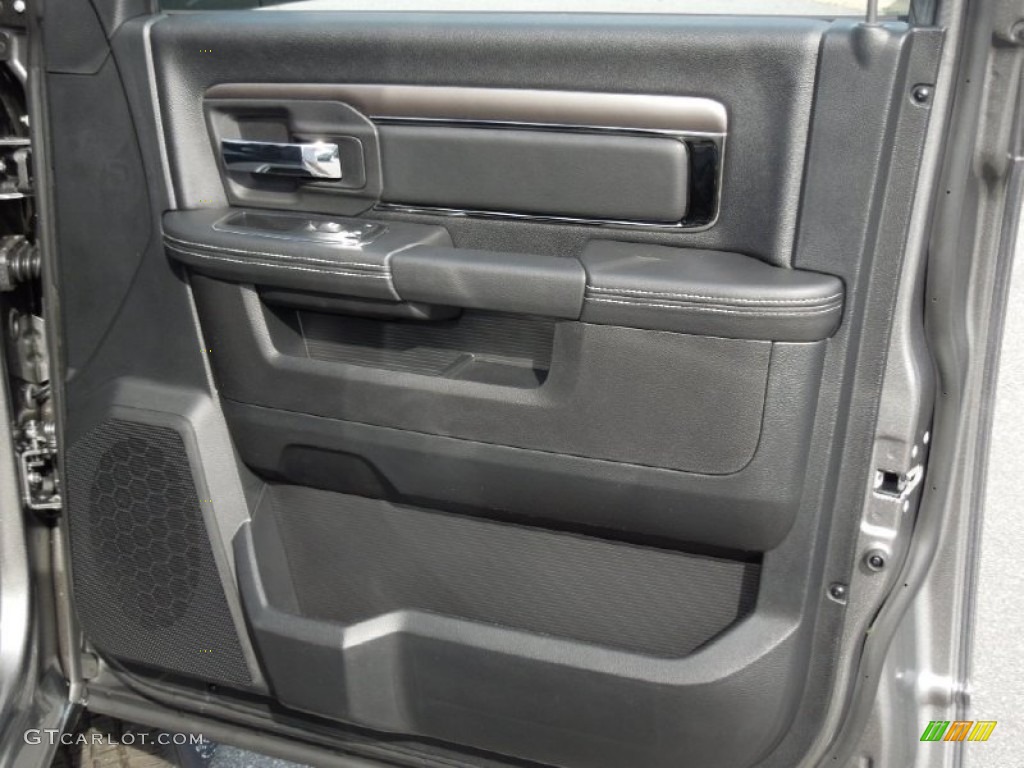 2013 Ram 1500 Sport Crew Cab Black Door Panel Photo #73577042
