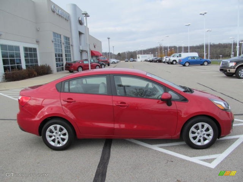 Signal Red 2012 Kia Rio LX Exterior Photo #73577870