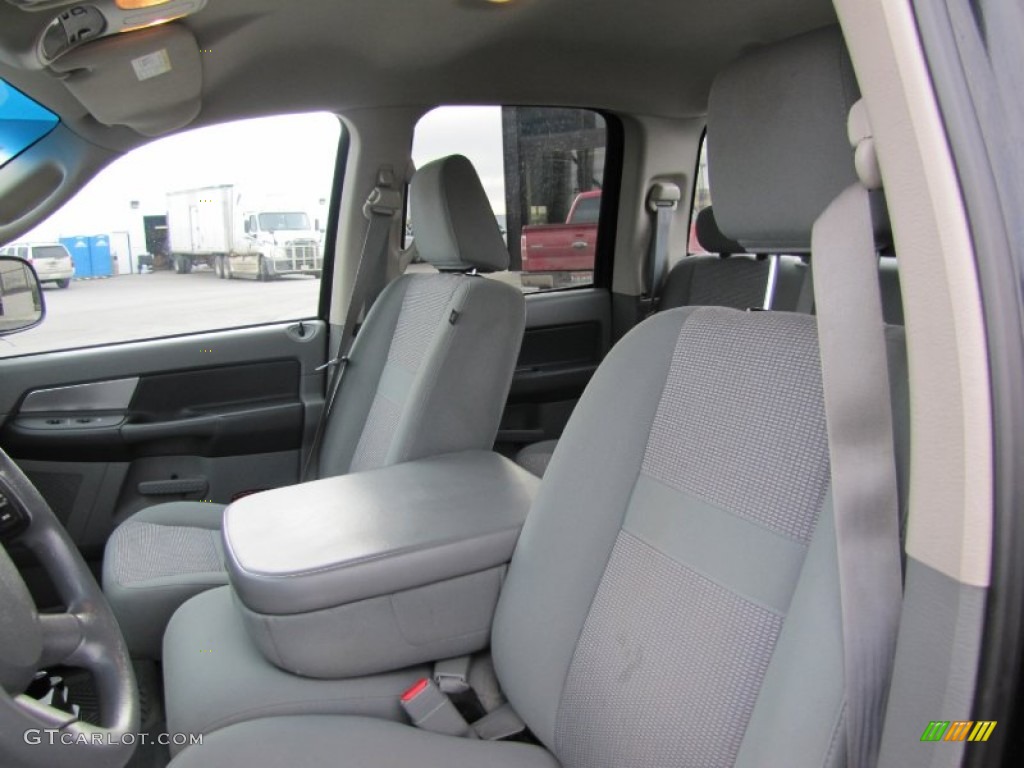 2007 Ram 1500 SLT Quad Cab 4x4 - Brilliant Black Crystal Pearl / Medium Slate Gray photo #13