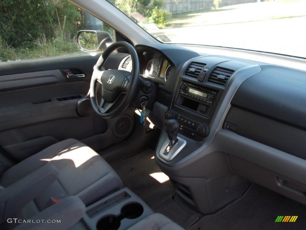 2009 CR-V LX - Alabaster Silver Metallic / Gray photo #6