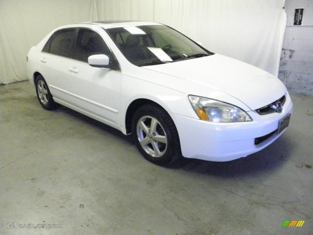 2003 Accord EX-L Sedan - Taffeta White / Ivory photo #1