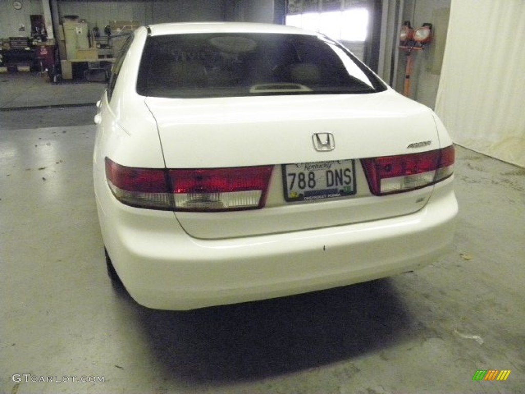 2003 Accord EX-L Sedan - Taffeta White / Ivory photo #6