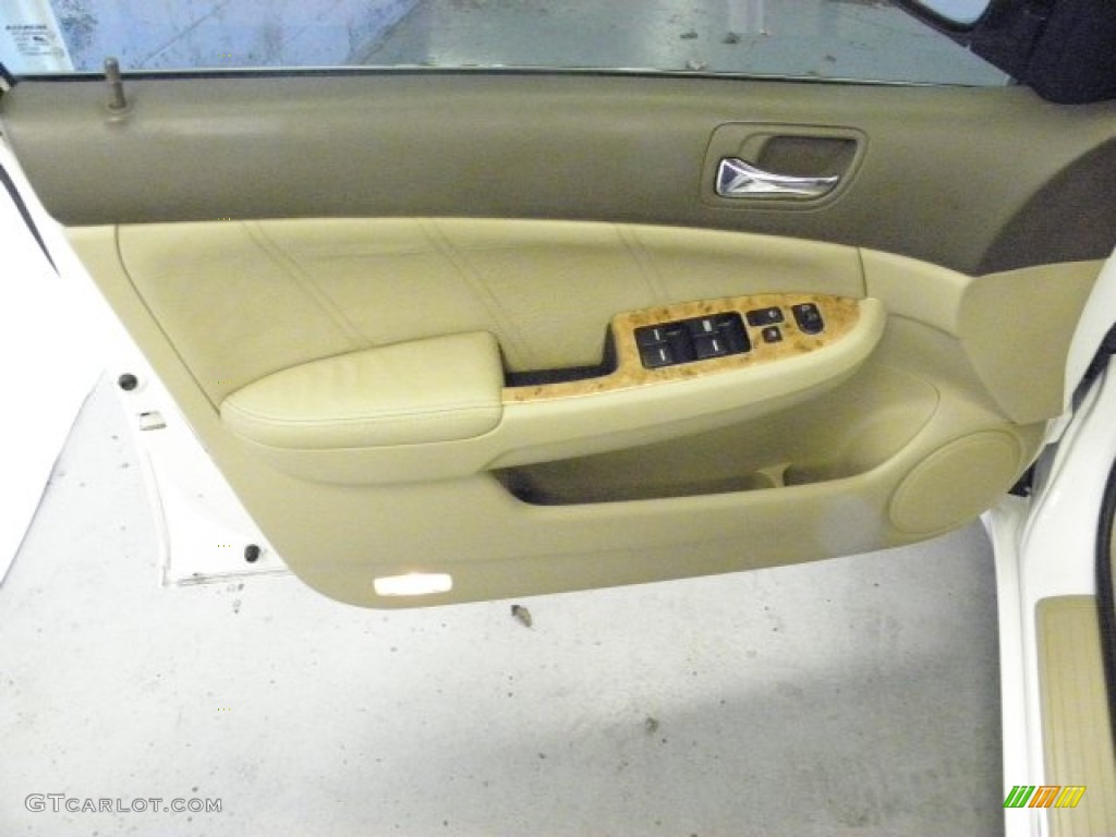 2003 Accord EX-L Sedan - Taffeta White / Ivory photo #9
