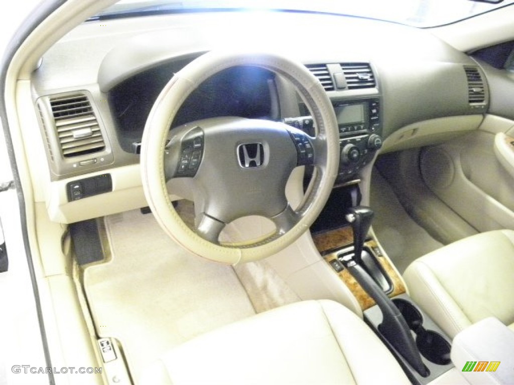 2003 Accord EX-L Sedan - Taffeta White / Ivory photo #11