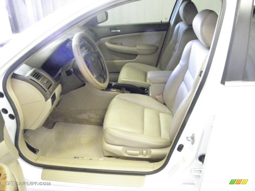 2003 Accord EX-L Sedan - Taffeta White / Ivory photo #12