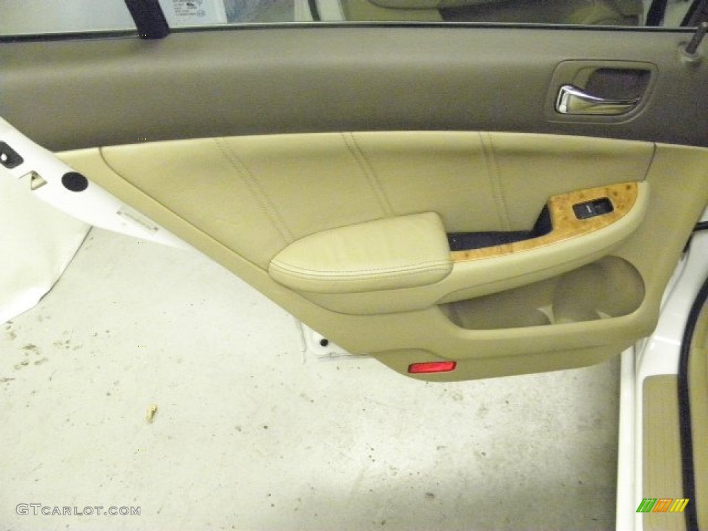 2003 Accord EX-L Sedan - Taffeta White / Ivory photo #14