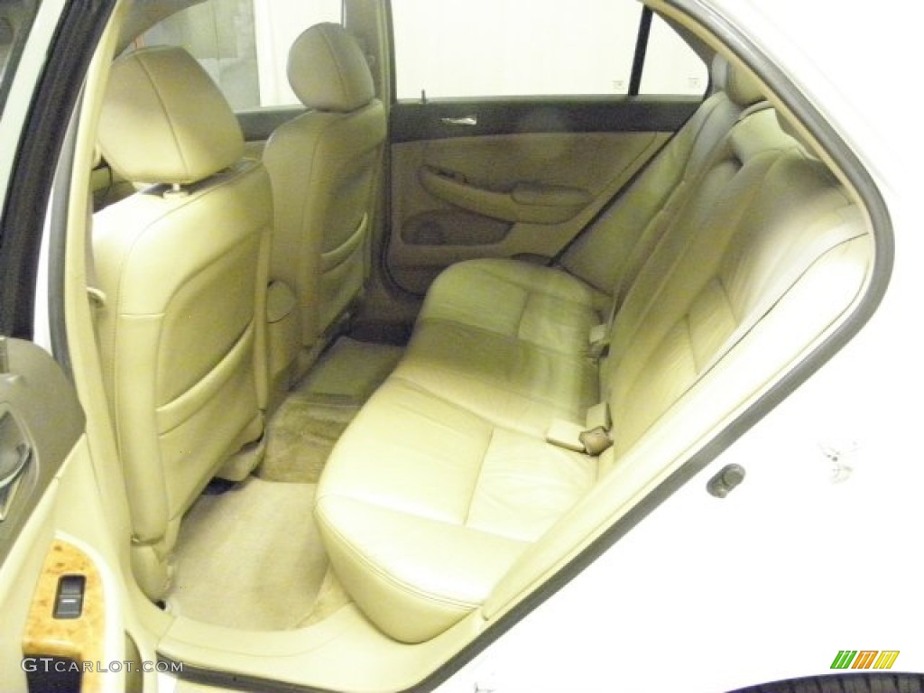 2003 Accord EX-L Sedan - Taffeta White / Ivory photo #15