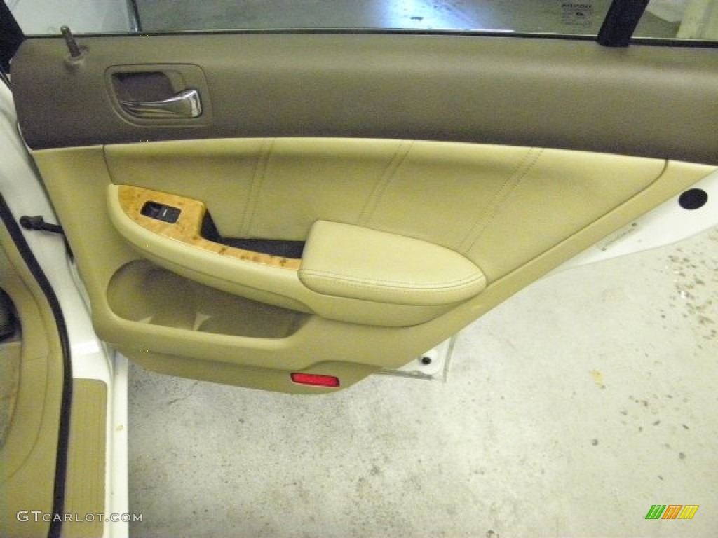 2003 Accord EX-L Sedan - Taffeta White / Ivory photo #17