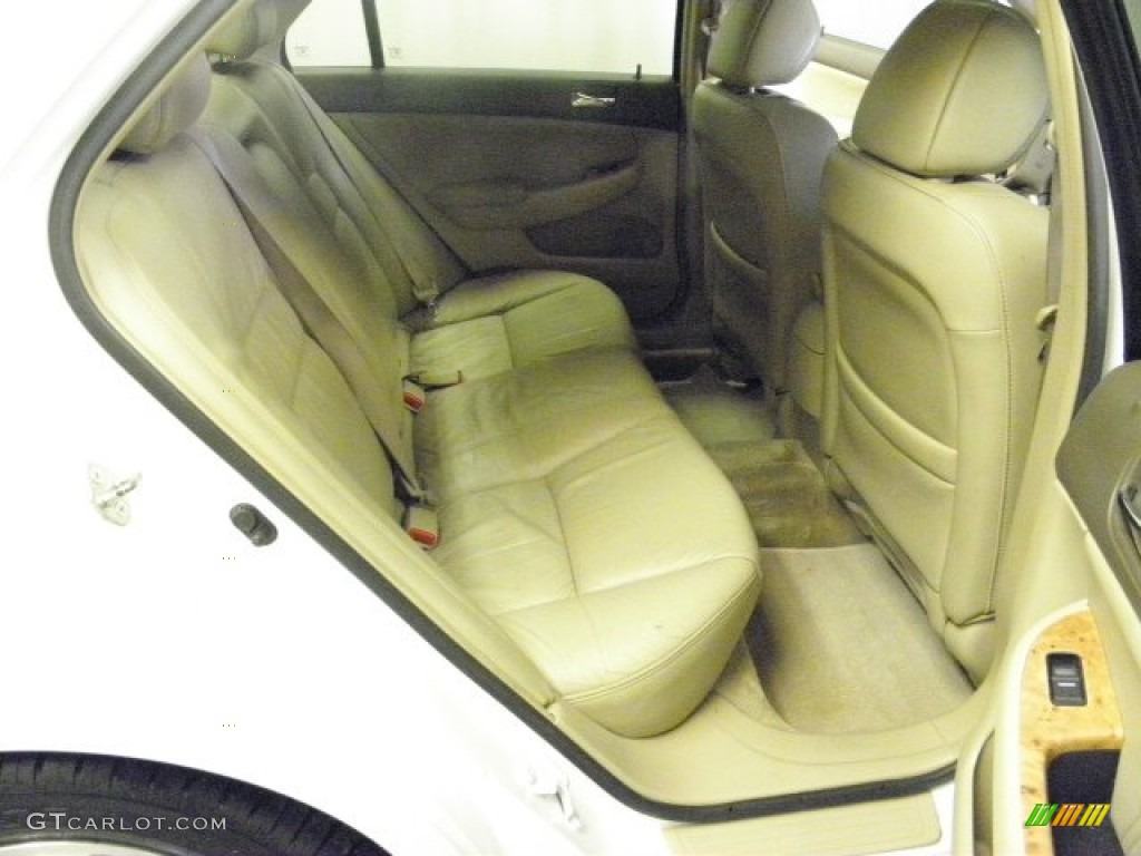 2003 Accord EX-L Sedan - Taffeta White / Ivory photo #18