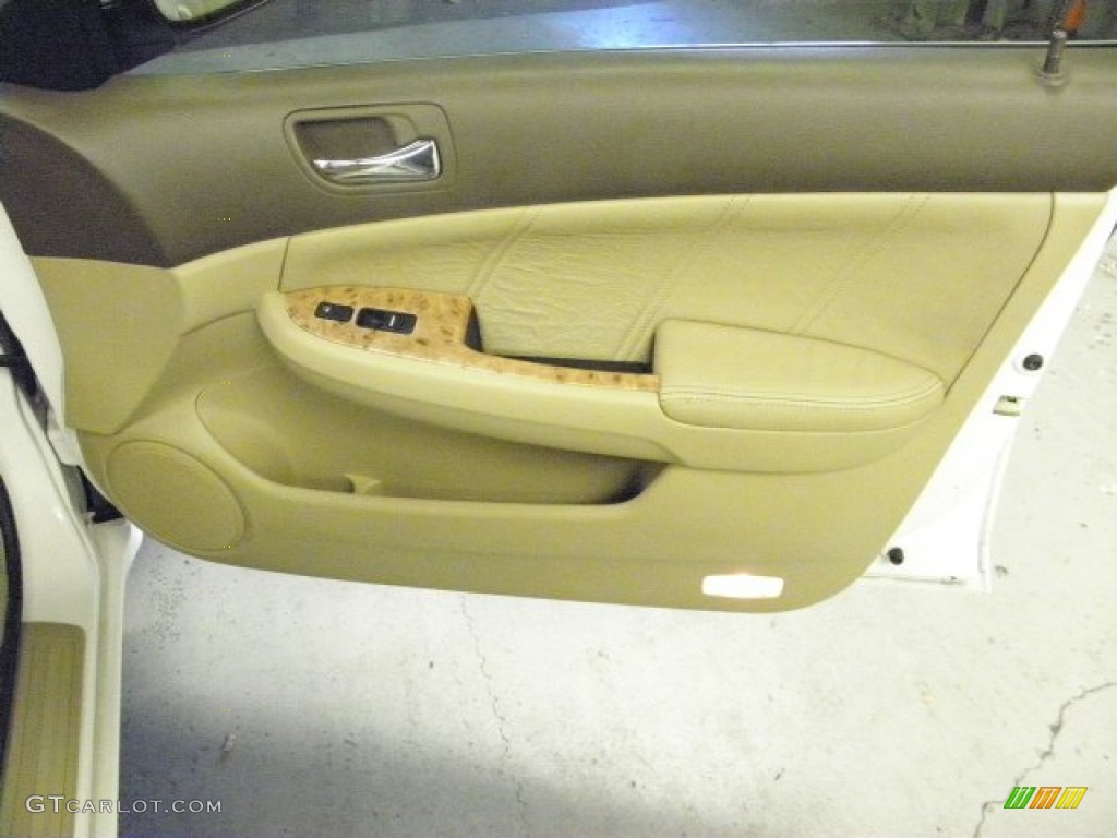2003 Accord EX-L Sedan - Taffeta White / Ivory photo #19