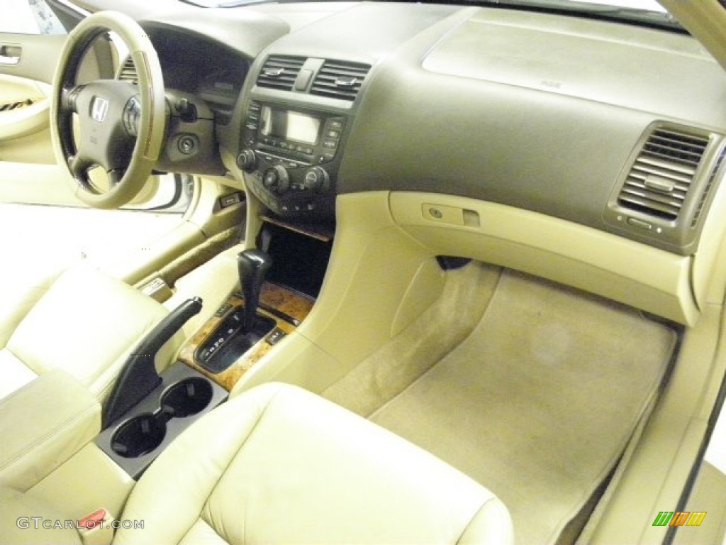 2003 Accord EX-L Sedan - Taffeta White / Ivory photo #21