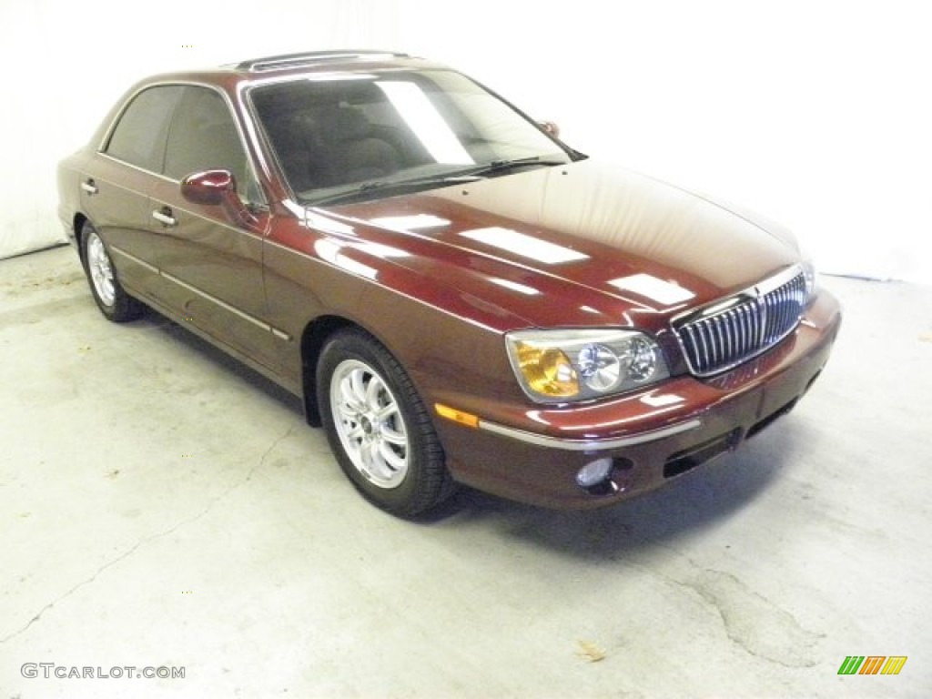 2003 Bordeaux Hyundai XG350 Sedan 73538803 Photo 24