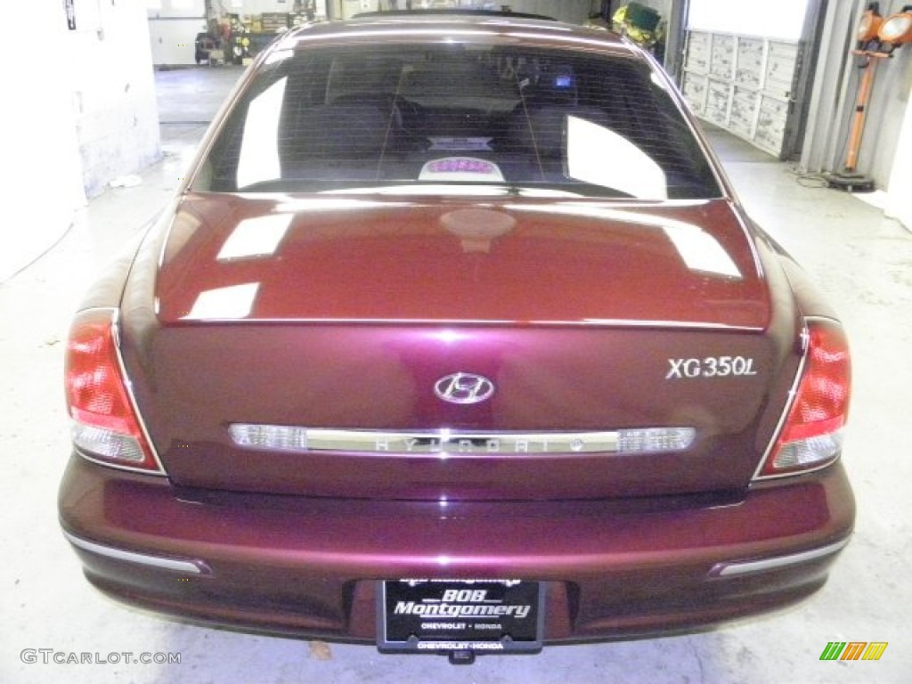 2003 Bordeaux Hyundai XG350 Sedan 73538803 Photo 7