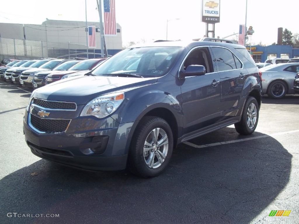 2013 Equinox LT - Atlantis Blue Metallic / Jet Black photo #3