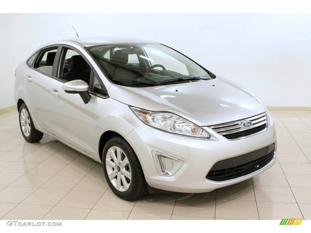 Ingot Silver Metallic 2011 Ford Fiesta SEL Sedan Exterior Photo #73582441