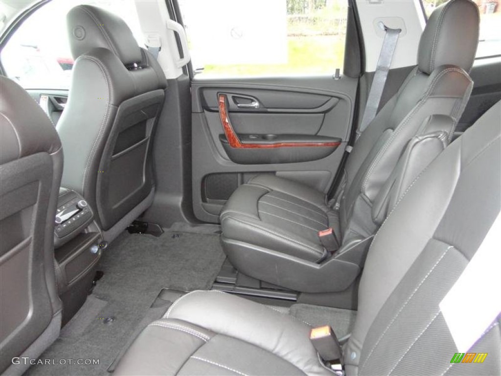 Ebony Interior 2013 Chevrolet Traverse LTZ Photo #73582649