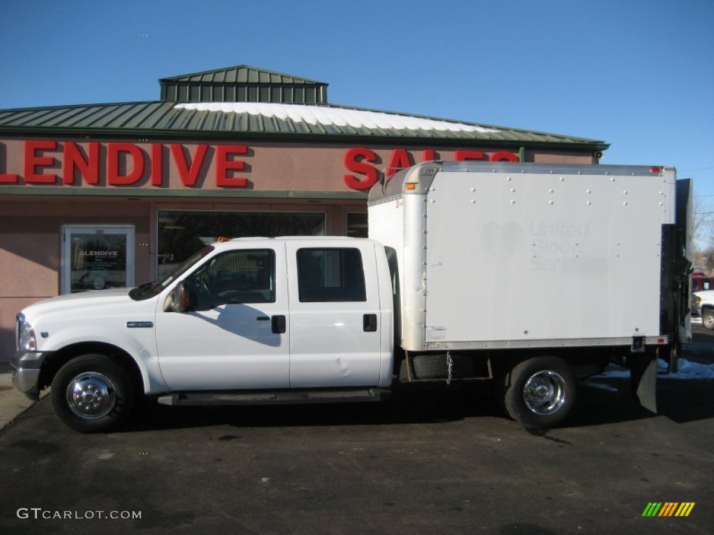 Oxford White 2007 Ford F350 Super Duty XLT SuperCab 4x4 Dually Exterior Photo #73583165