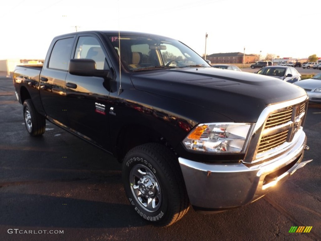 2012 Ram 2500 HD ST Crew Cab 4x4 - Black / Dark Slate/Medium Graystone photo #3