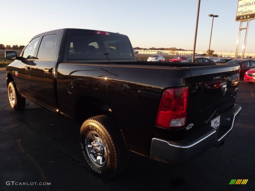 2012 Ram 2500 HD ST Crew Cab 4x4 - Black / Dark Slate/Medium Graystone photo #7