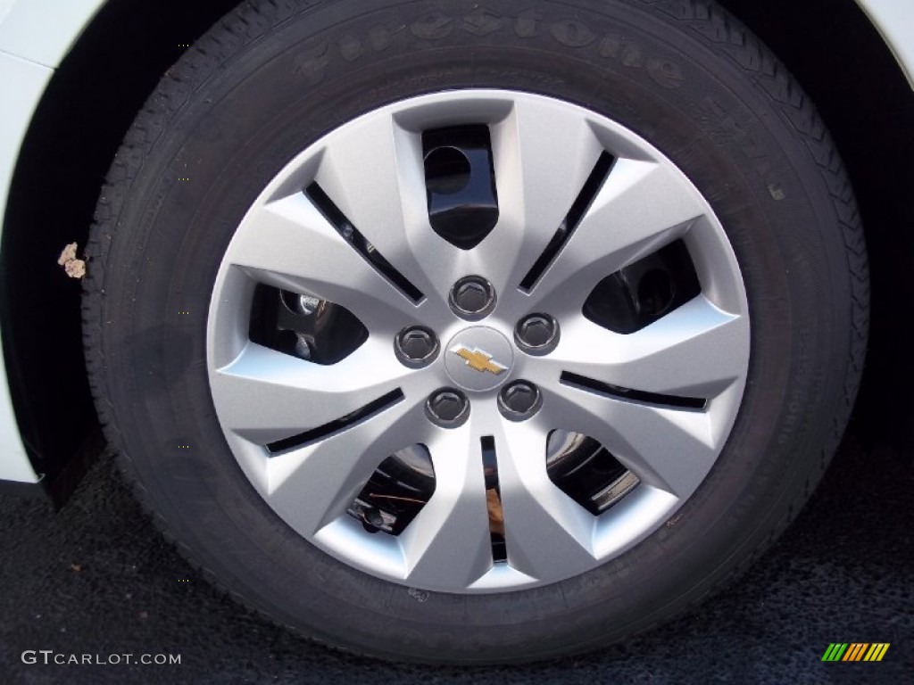 2013 Cruze LS - Summit White / Jet Black/Medium Titanium photo #12