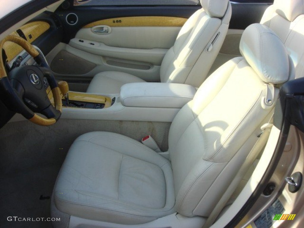 Ecru Beige Interior 2003 Lexus SC 430 Photo #73583912