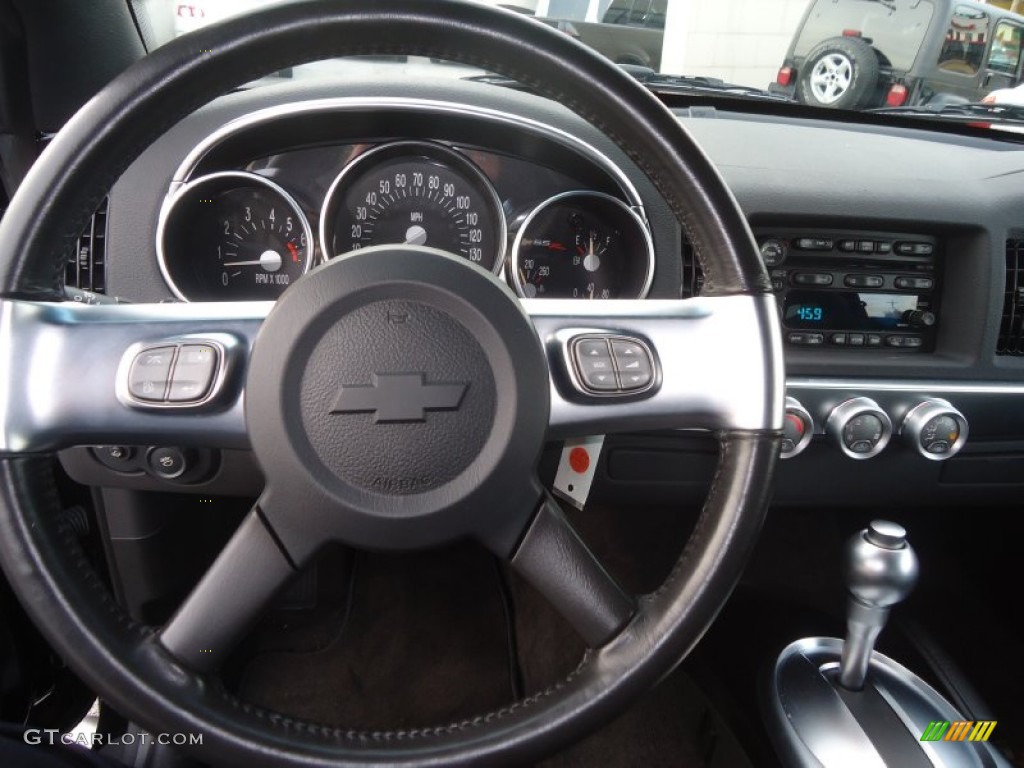 2003 Chevrolet SSR Standard SSR Model Black Steering Wheel Photo #73584572