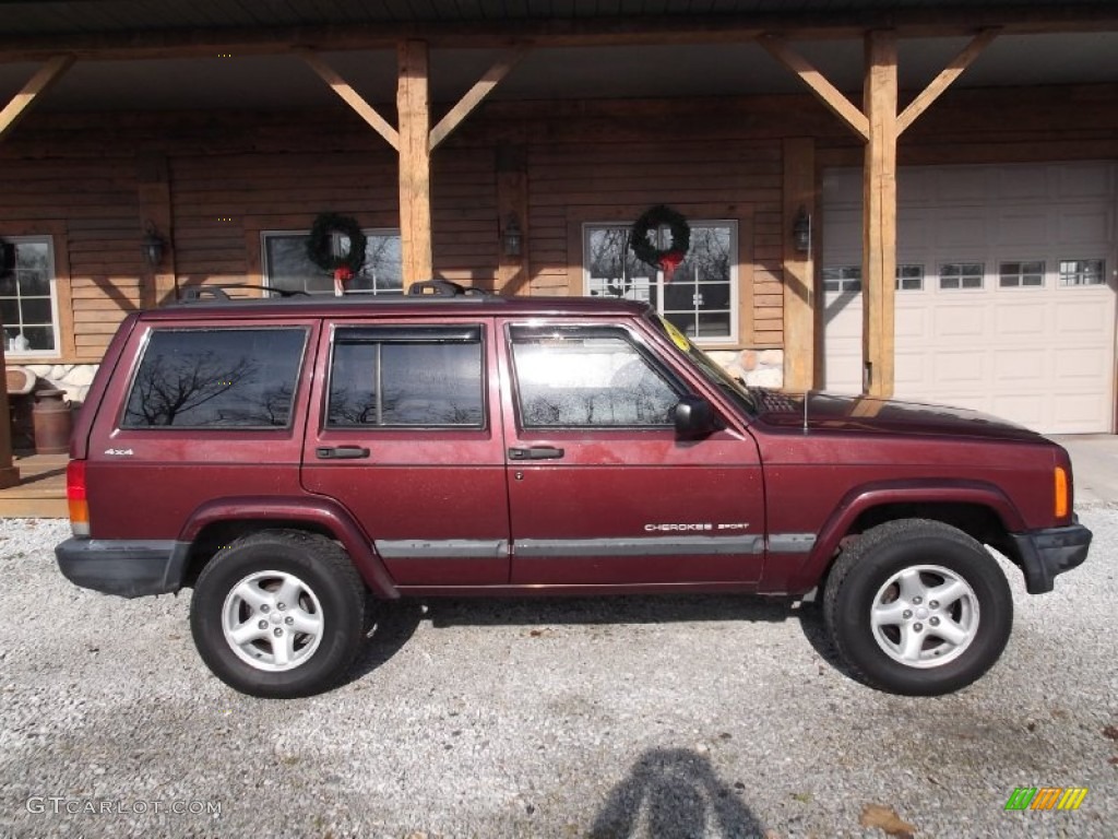 Sienna Pearl 2000 Jeep Cherokee Sport 4x4 Exterior Photo #73584575